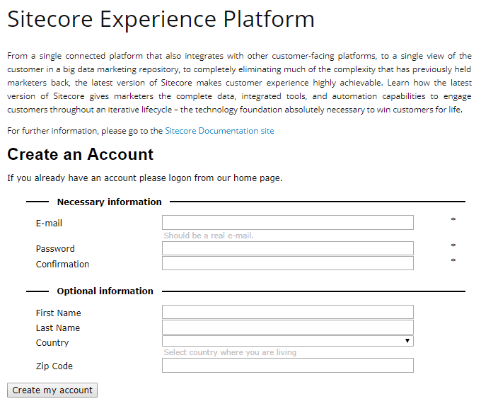 Image of the WFFM Form in the frontend